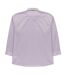 Chemise Manches Longues Motif/style Uni Homme Violet Raging Bull-2