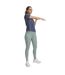 Womens/ladies Fly Fast 3.0 Side Pocket Tight Leggings Green Red Under Armour-4