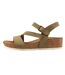 Sandales Cluster Femme Vert Kaki Lunar-2