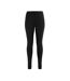 Legging Motif/style Uni Femme Noir Nevica-1