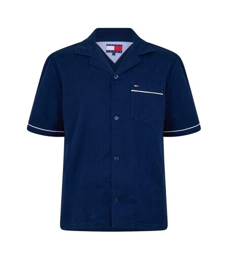 Mens Embroidered Regular Shirt Dark Navy Tommy Jeans