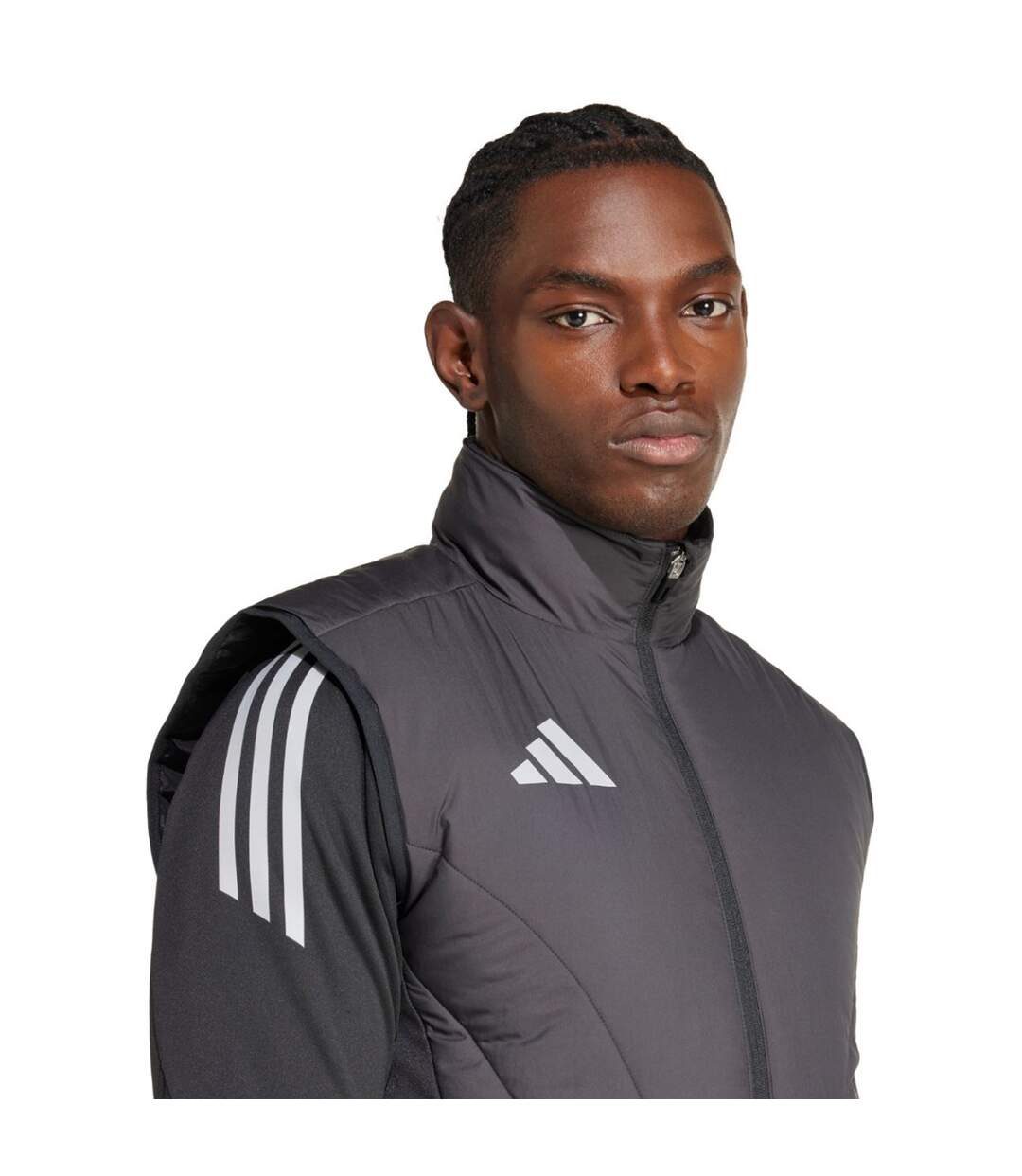 Veste Sans Manches Tiro Competition Winterized Homme Gris Adidas-4