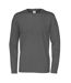 Cottover Mens Long-Sleeved T-Shirt (Charcoal) - UTUB443