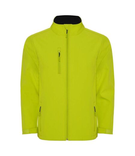 Veste Softshell Nebraska Homme Vert Néon Roly