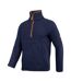 Mens Sherpa Fleece Half Zip Pullover Navy Jack Pyke-4