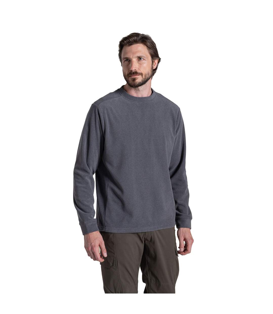 Haut Polaire Corey Homme Poivre Noir Chiné Craghoppers-4