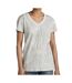 T-shirt gris femme all over print d21210-1