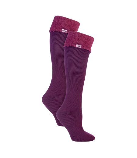 Lot de 2 paires de chaussettes pour bottes Wellington pour femme