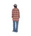 Chemise à carreaux manches longues femme avec poche patch tissé Deby Vondutch-4