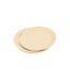Lot de 20 Assiettes en Carton Vitamine 18cm Crème-1