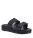Cotswold Womens/Ladies Northleach Leather Sandals (Black) - UTFS9847