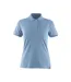 Womens/ladies Crossover Samos Polo Shirt Light Blue Mascot-1