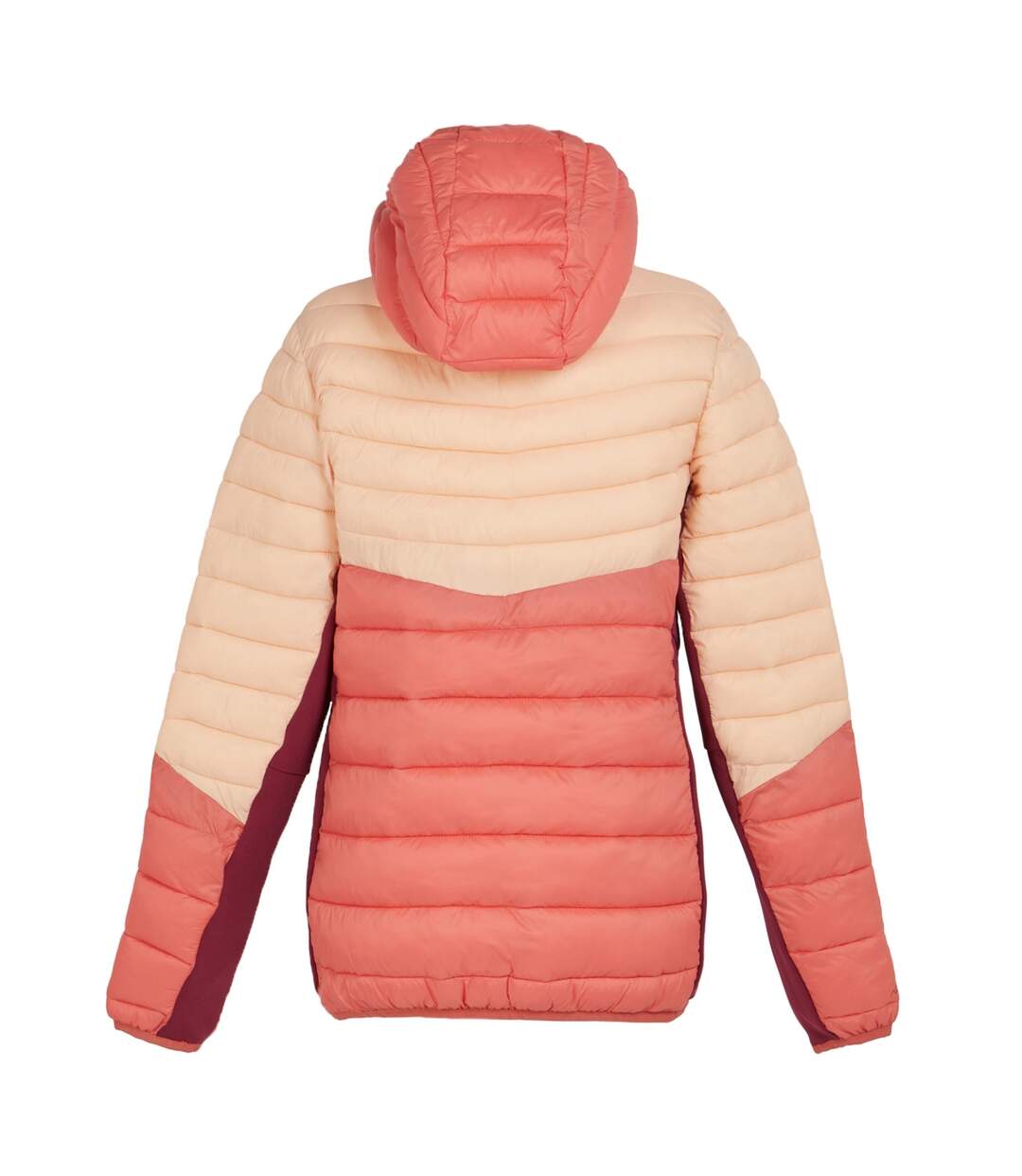 Veste Hybride Leedre Femme Rouge Foncé Rouge Clair Regatta-3