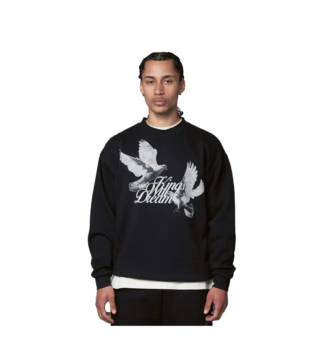 Sweat Studio High Flying Doves Homme Noir Kings Will Dream-2