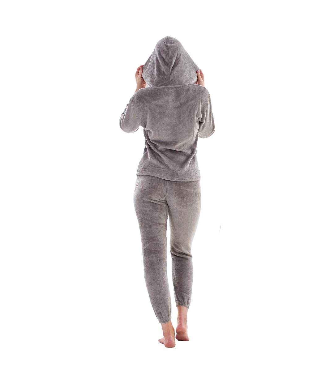 Ensemble De Pyjama Long Femme Gris Keanu-3