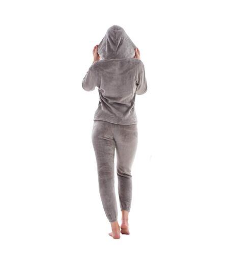 Ensemble De Pyjama Long Femme Gris Keanu