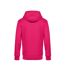 Mens King Hooded Sweater Rose Magenta B&C-2