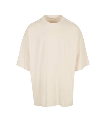 T-shirt Huge Adulte Sable Blanc Build Your Brand