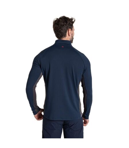 Mens Goswick Nosilife Golf Top Blue Navy Craghoppers