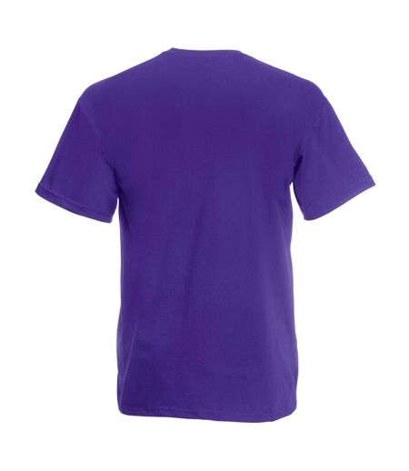 T-shirt Manches Courtes Homme Violet Fruit Of The Loom