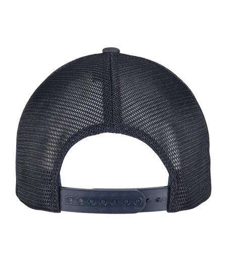 Unisex adult trucker cap heather/navy Flexfit