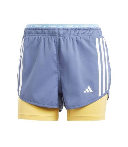 Short Style 3 Rayures Own The Run Femme Bleu Adidas