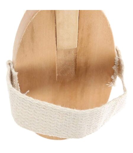 Brosse à Dos en Bois Détachable 43cm Naturel