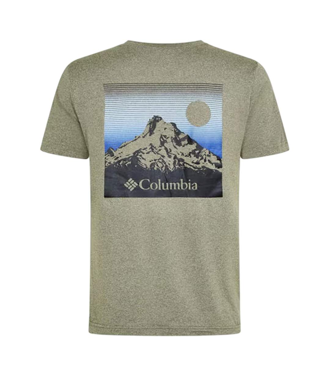 T-shirt Motif/style Imprimé Au Dos Kwick Homme Vert-gris Pâle Columbia-2