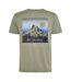 T-shirt Motif/style Imprimé Au Dos Kwick Homme Vert-gris Pâle Columbia-2
