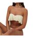 Haut De Maillot De Bain Motif/style Crochet Femme Jaune Brave Soul-4