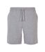 Short De Survêtement Ultra Lourd Pour Hommes Gris Chiné Build Your Brand-1
