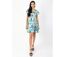 Robe courte MARIKA fluide cache-cœur imprimé fleurs exotiques Coton Du Monde-3