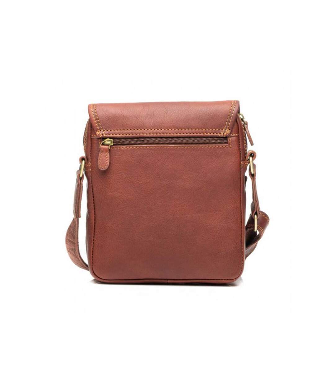 Katana - Sacoche homme en cuir gras - marron - 9994-2