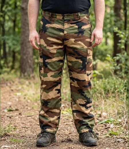 LEDERTYS LY0409 — Pantalon treillis camouflage Centre-Europe : résistance tout-terrain