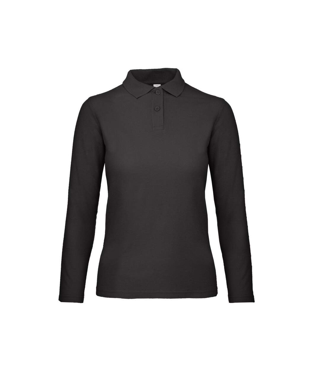 Polo id.001 femme noir B&C-1