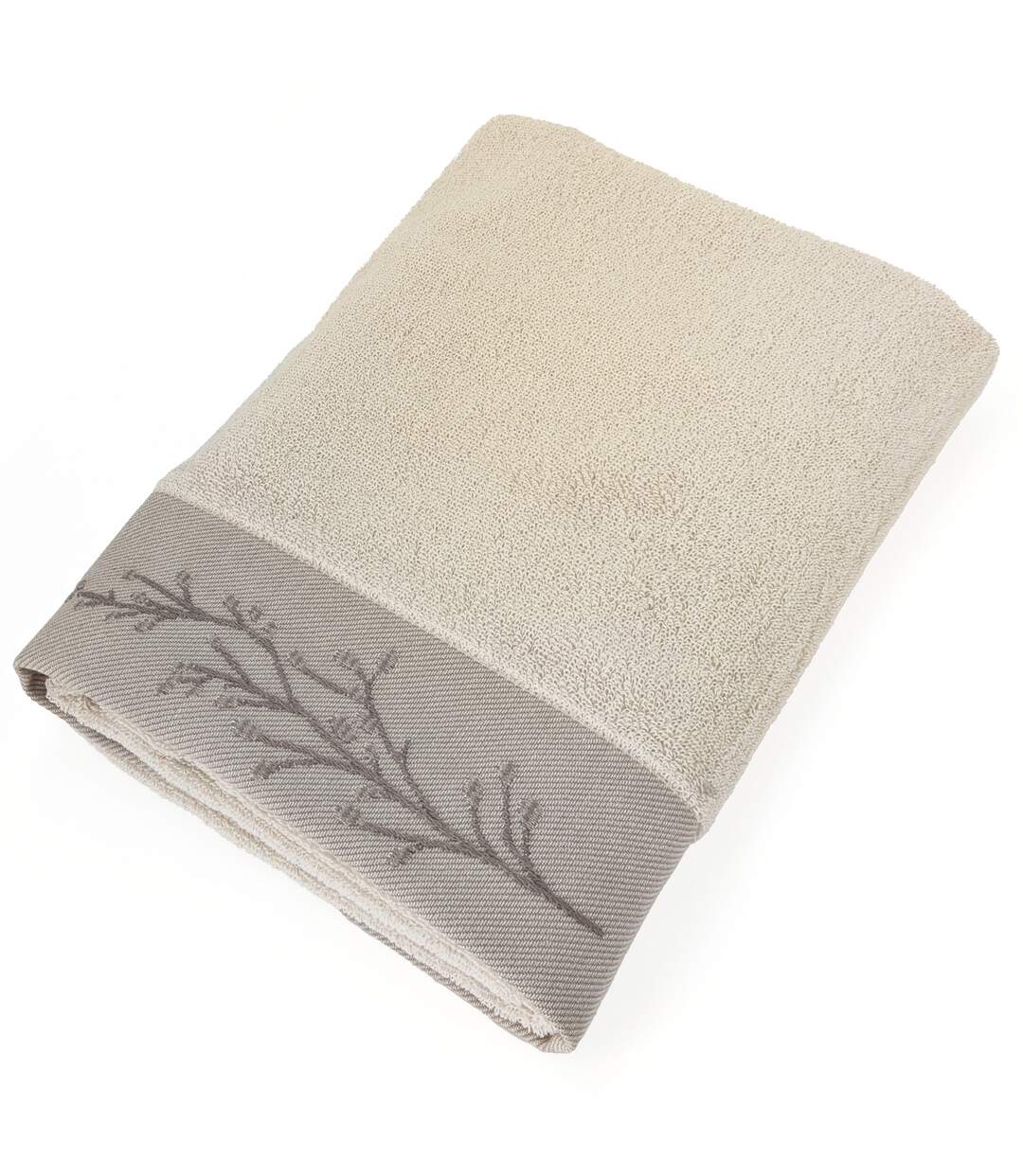 Drap de douche absorbant coton FEUILLE-1