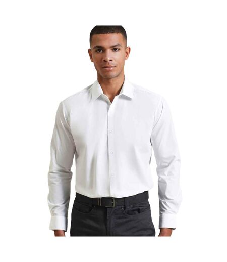 Chemise de travail à manches longues homme blanc Premier