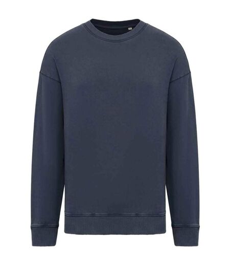 Unisex Adult Washed Sweatshirt Washed Navy Native Spirit