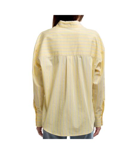 Chemise jaune femme teddy smith charlina