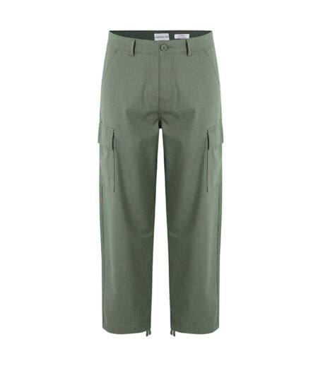 Pantalon À Poches Motif/style Uni Homme Vert Kaki SoulCal