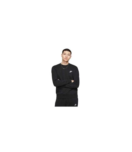 Sweat Sportswear Club Homme Noir Blanc Nike