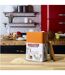 Boîte à Riz en Métal Ludique 18cm Orange-4