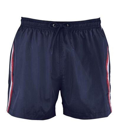 Short de bain Homme tricolore - 02919 bleu marine