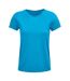 T-shirt Crusader Femme Turquoise Pâle SOLS-1