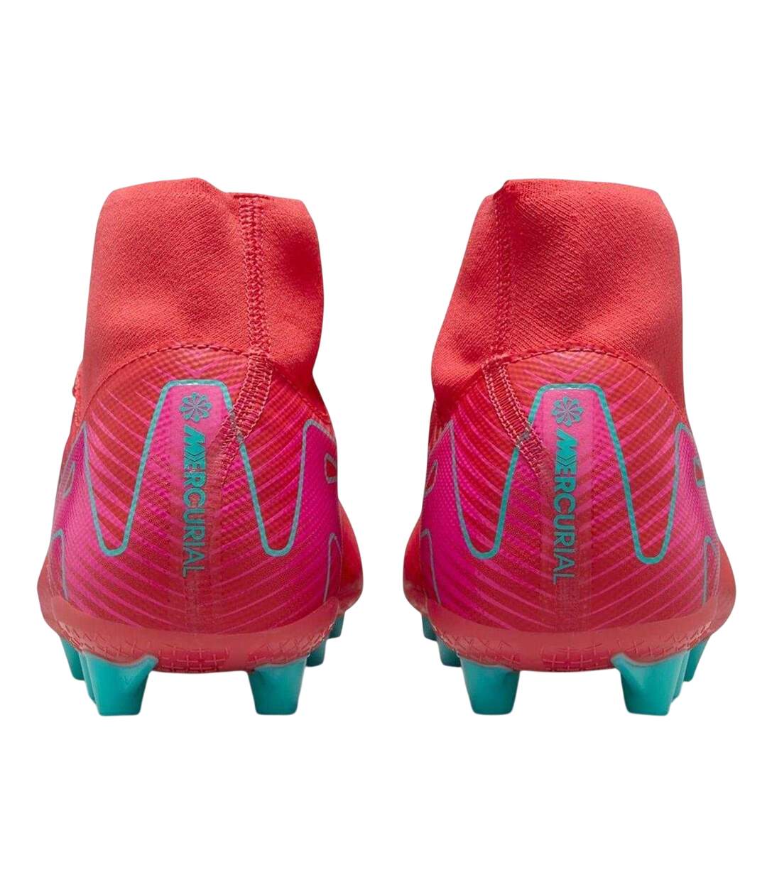 Mens Mercurial Superfly 10 Academy Leather Artificial Ground Football Boots Red Green Nike-2