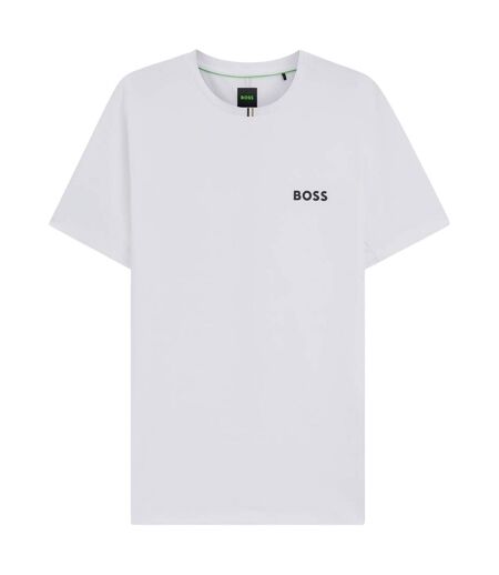 T-shirt Motif/style À Rayures Toc Homme Blanc Boss