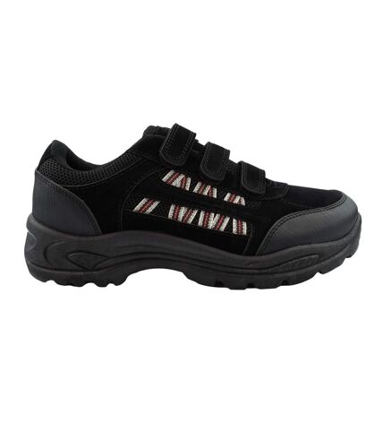 Dek Mens Ascend Triple Touch Fastening Trek Hiking Trail Shoes (Black) - UTDF143