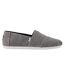 Mens Alpargata Classic Canvas Espadrilles Grey Toms-1