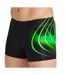 Boxer de bain noir/vert homme arena swishort-1