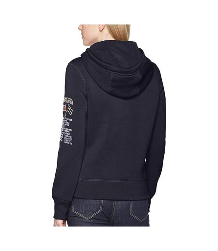 Sweat à capuche marine femme geographical norway class lady - l